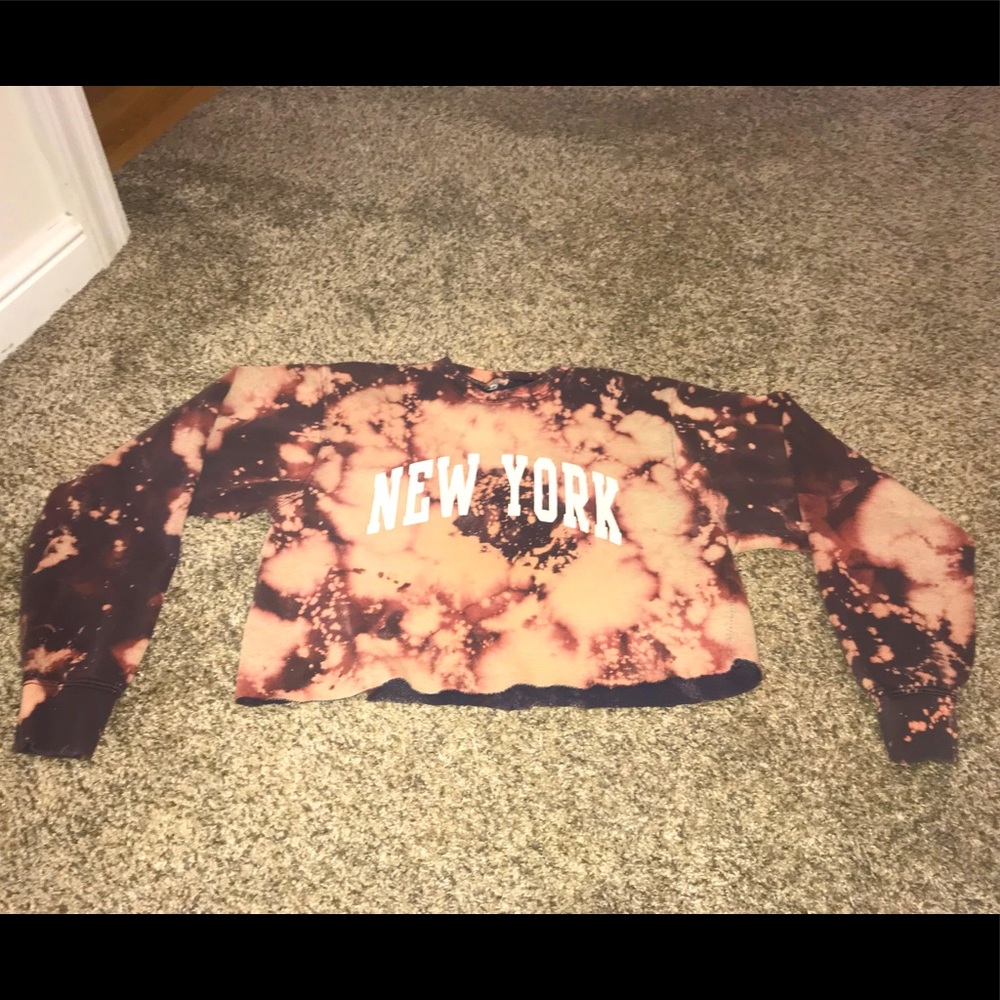 New York rework crop top